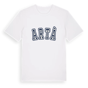 Artà college t-shirt – ekologisk bomull t-shirt från Pinshirt