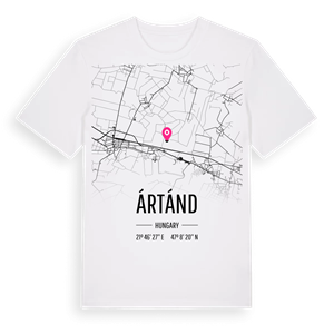 Ártánd karta t-shirt – ekologisk bomull t-shirt från Pinshirt