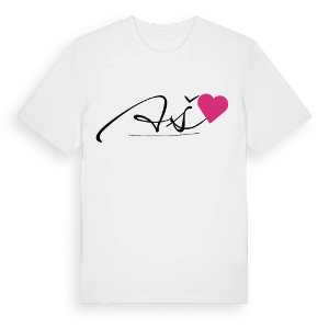 Aš hjärta t-shirt – ekologisk bomull t-shirt från Pinshirt