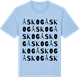 Blue Soul t-shirt med Åskog ordlek t-shirt