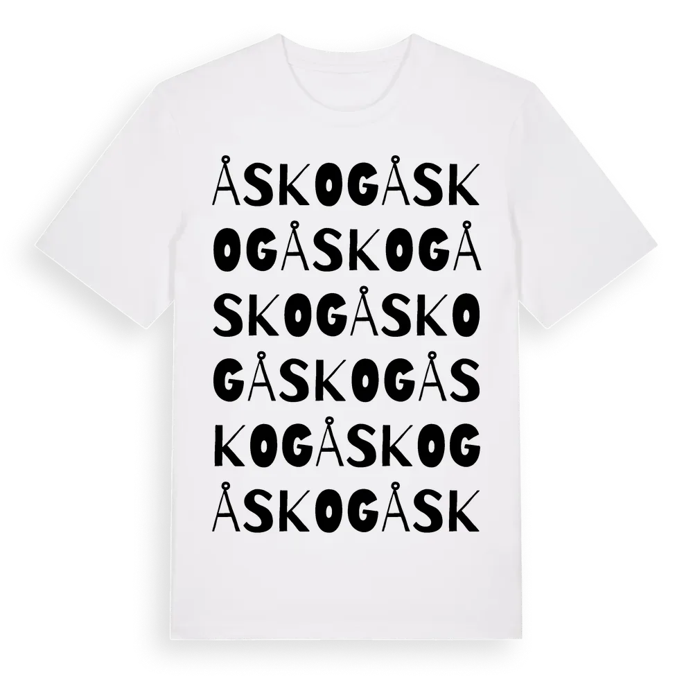 Åskog ordlek t-shirt i miljö