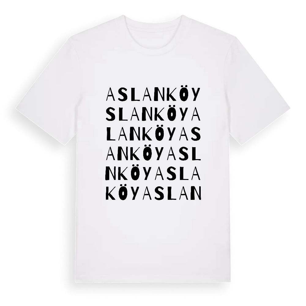 Aslanköy ordlek t-shirt – White, i miljö