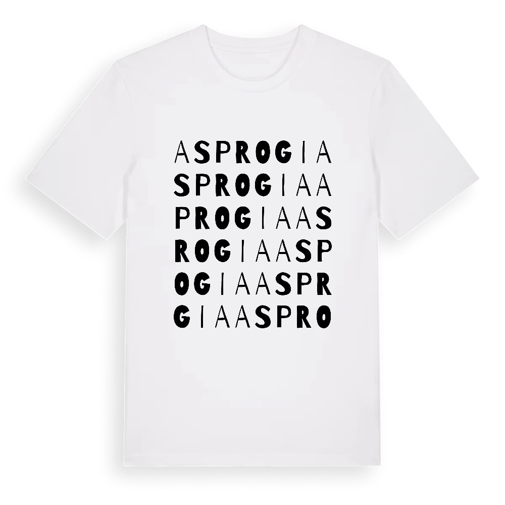Asprogia ordlek t-shirt – White, i miljö