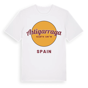 Astigarraga cirkel t-shirt – ekologisk bomull t-shirt från Pinshirt