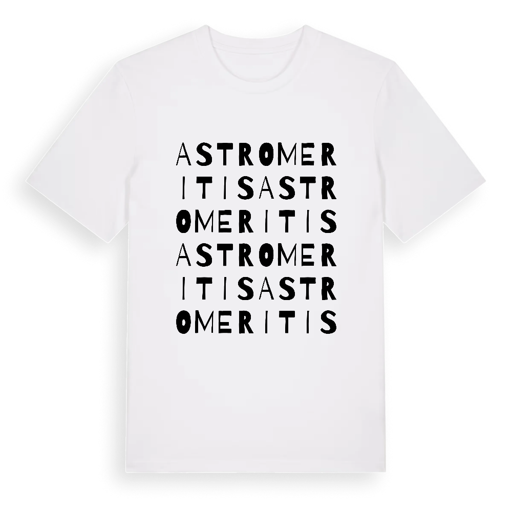 Astromeritis ordlek t-shirt – White, i miljö