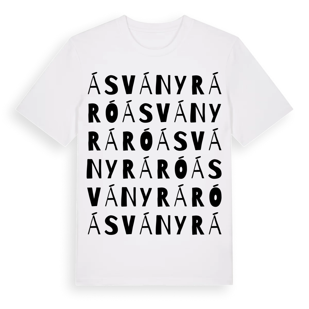 Ásványráró ordlek t-shirt – White, i miljö