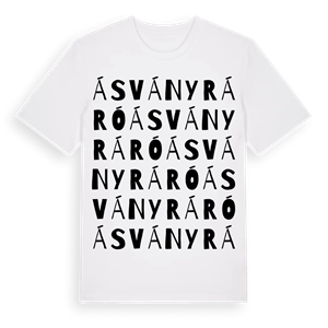 Ásványráró ordlek t-shirt – ekologisk bomull t-shirt från Pinshirt