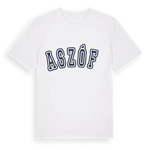 Aszófő college t-shirt – ekologisk bomull t-shirt från Pinshirt
