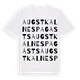 Augstkalnes pagasts ordlek t-shirt