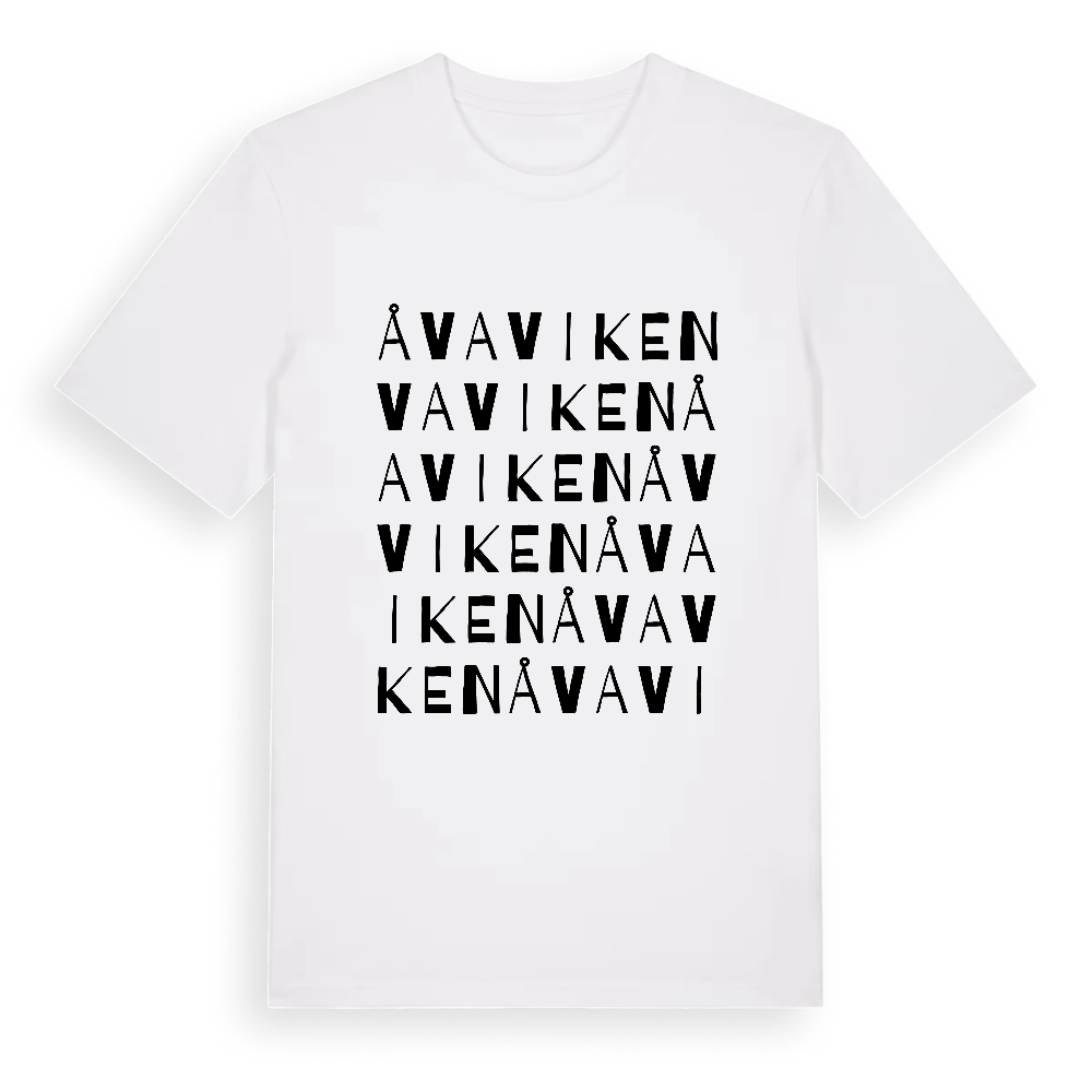 Åvaviken ordlek t-shirt – White, i miljö