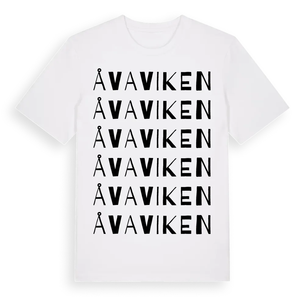 Åvaviken ordlek t-shirt i miljö