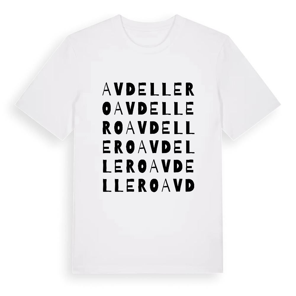 Avdellero ordlek t-shirt – White, i miljö