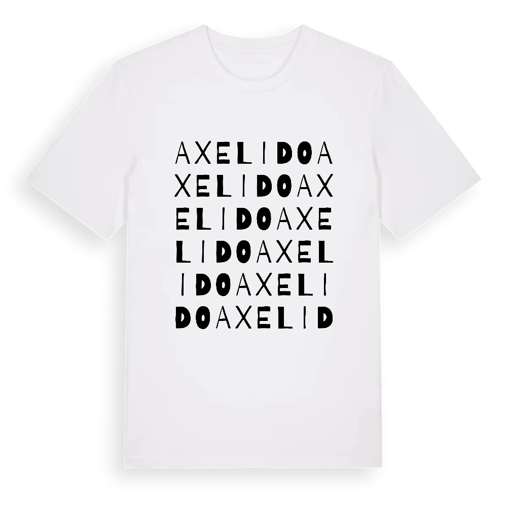 Axelido ordlek t-shirt – White, i miljö