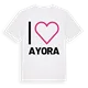 Jag älskar Ayora t-shirt stort tryck