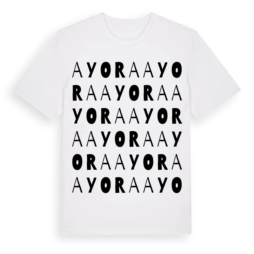 Ayora ordlek t-shirt – White, i miljö