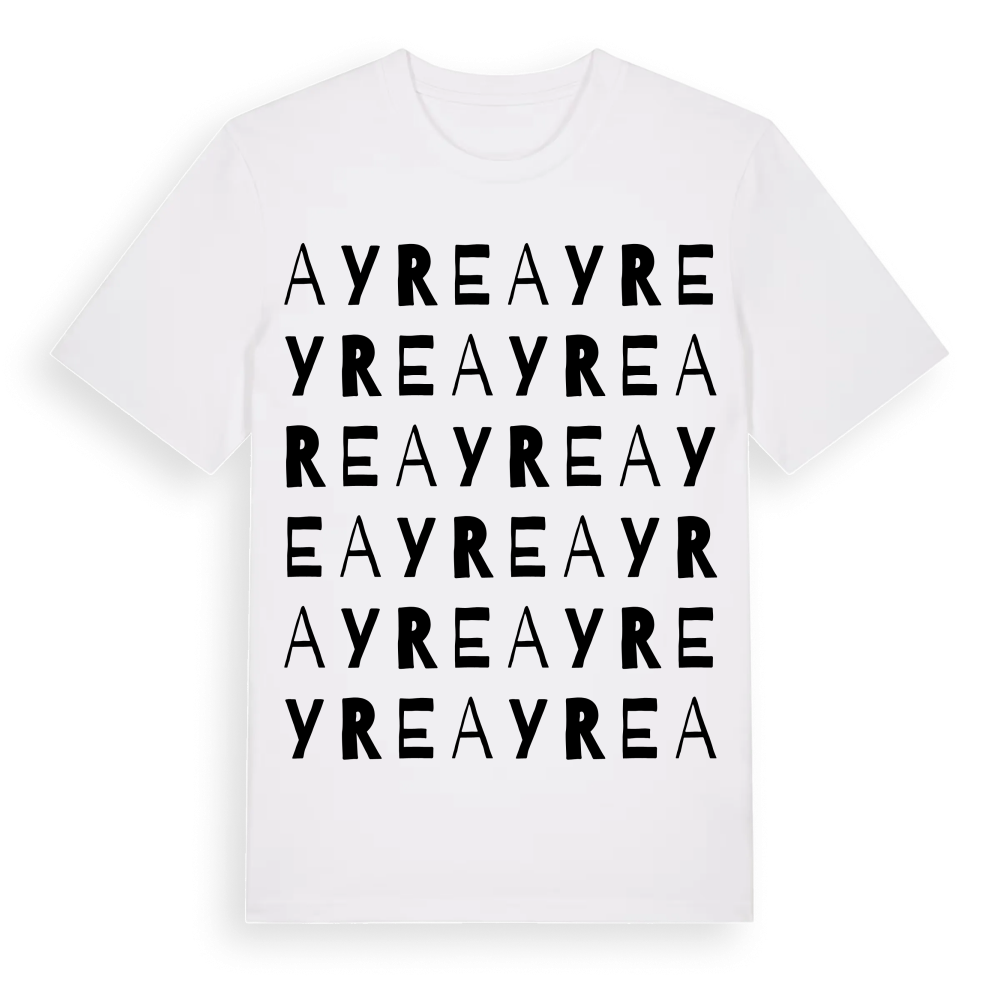 Ayre ordlek t-shirt – White, i miljö