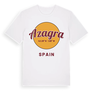 Azagra cirkel t-shirt – ekologisk bomull t-shirt från Pinshirt