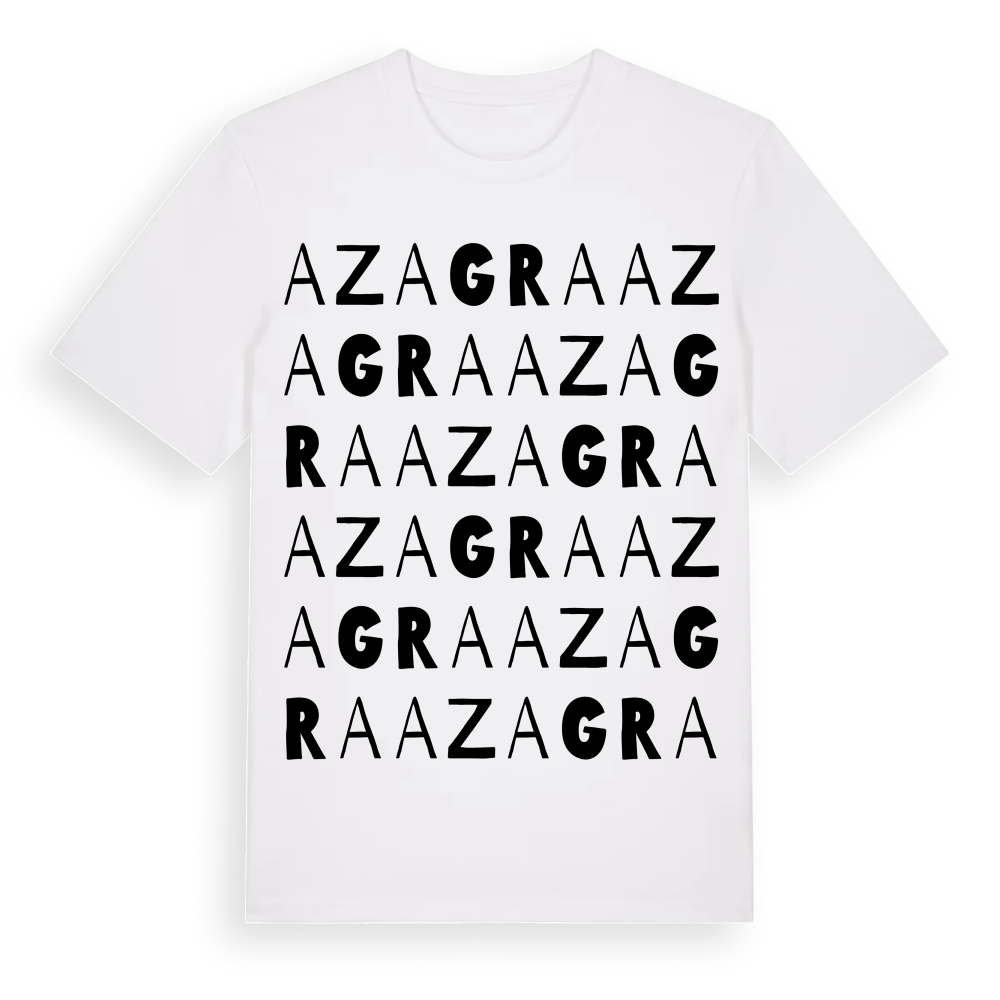 Azagra ordlek t-shirt – White, i miljö