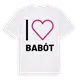 Jag älskar Babót t-shirt stort tryck