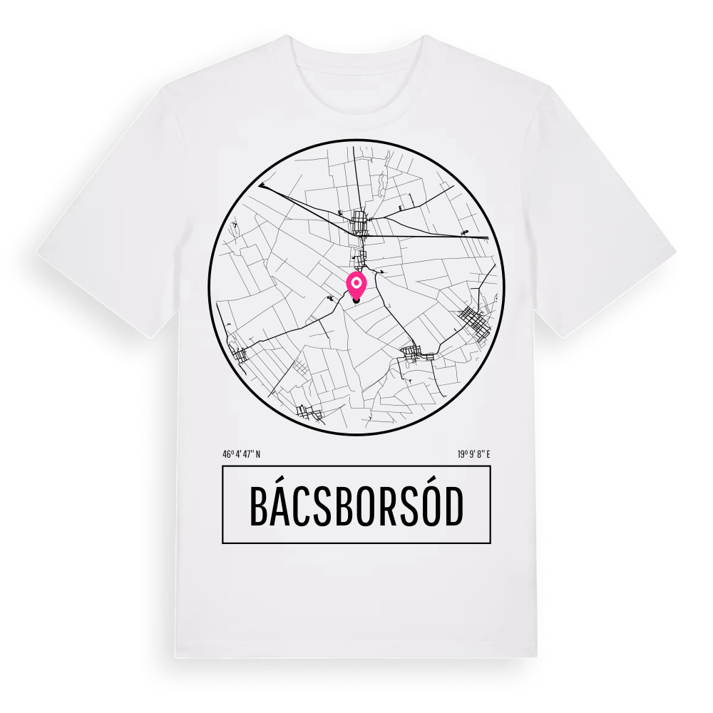Bácsborsód t-shirt – White, i miljö