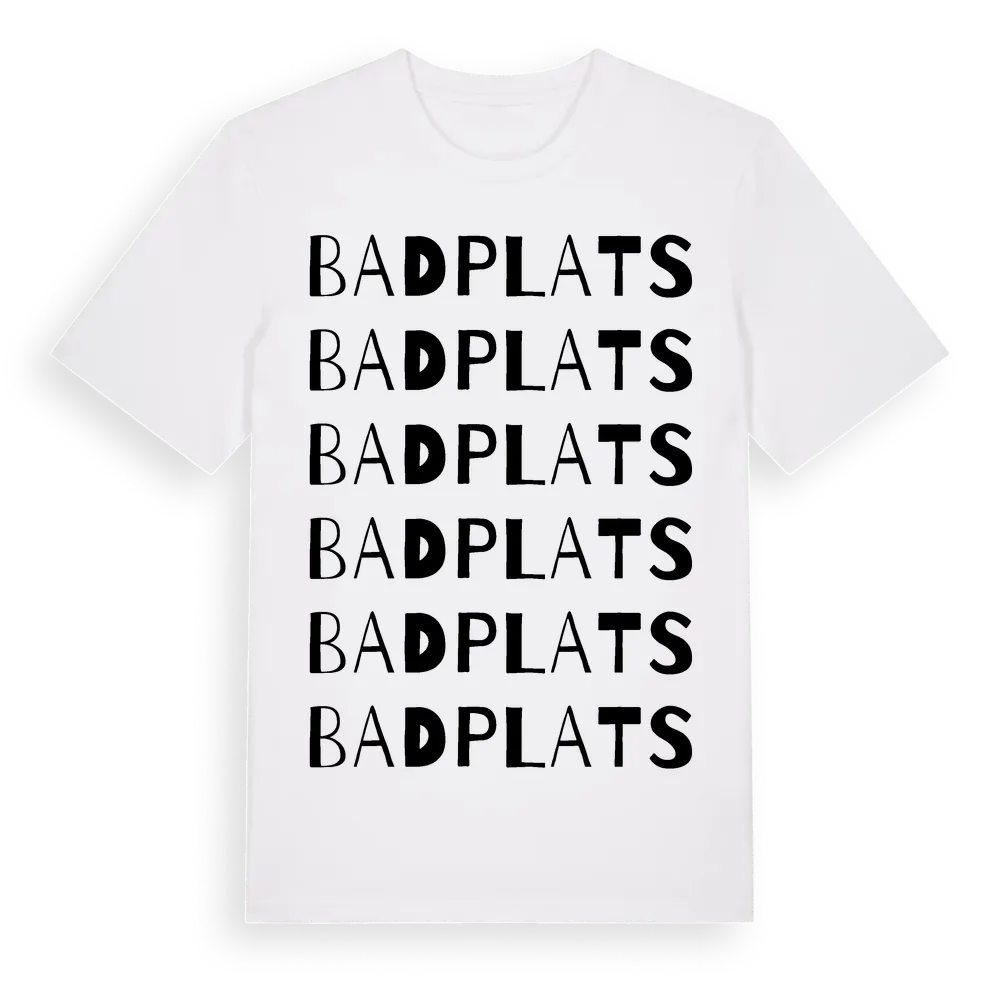 Badplats ordlek t-shirt i miljö