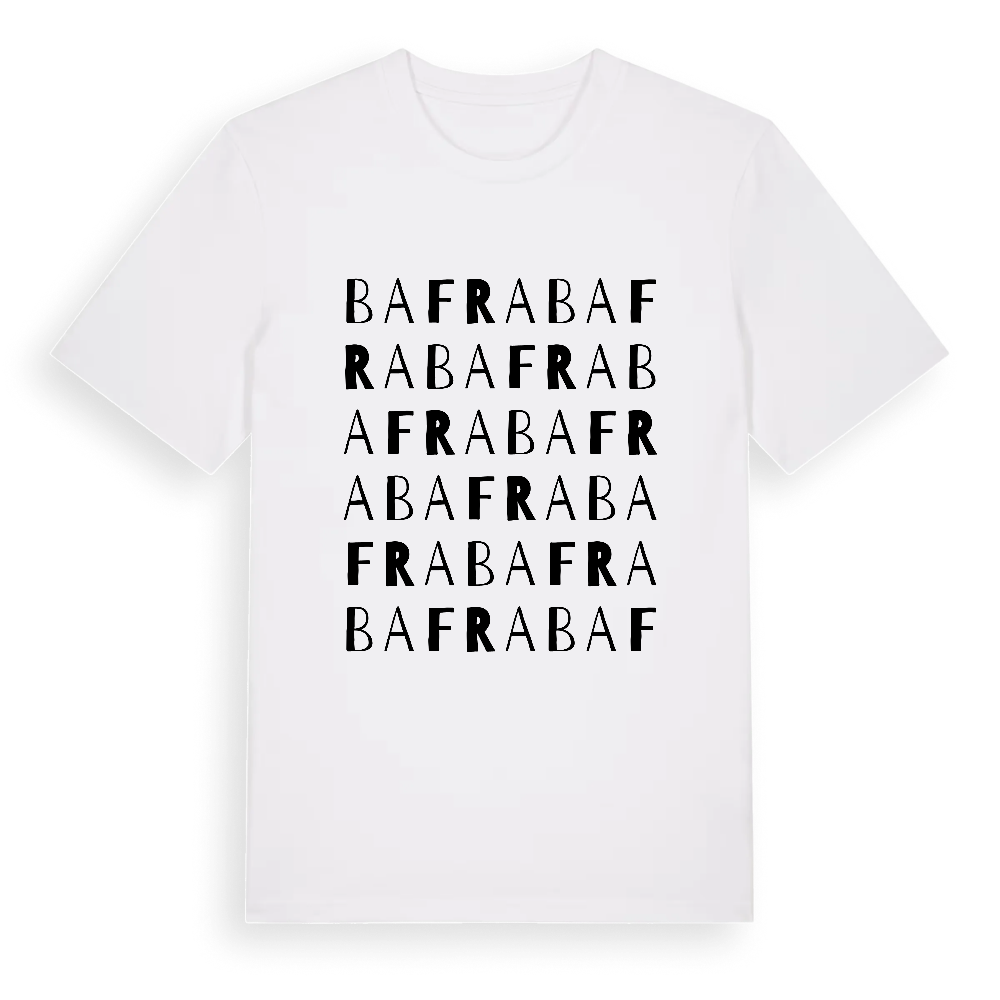 Bafra ordlek t-shirt – White, i miljö