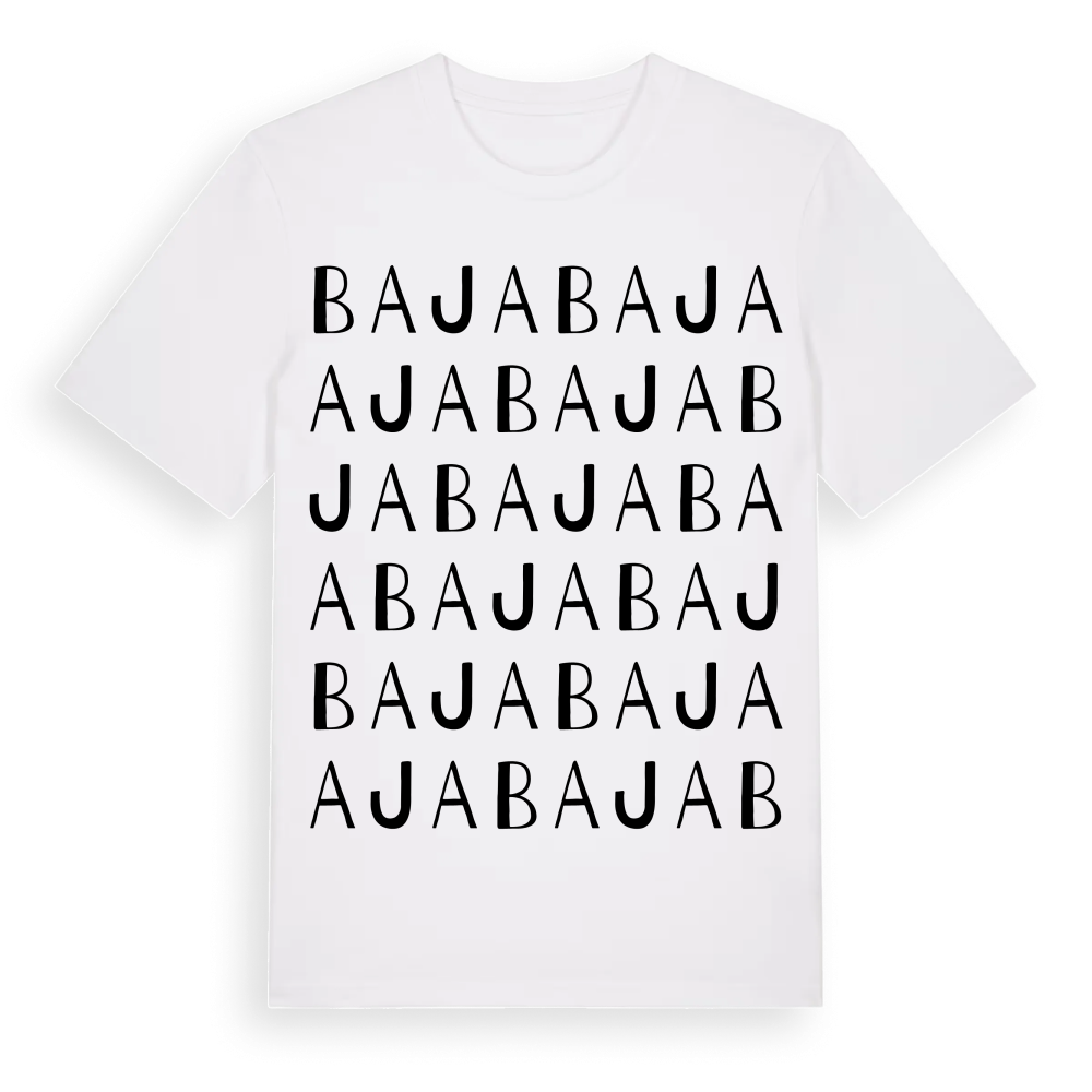 Baja ordlek t-shirt – White, i miljö