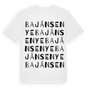 Bajánsenye ordlek t-shirt – ekologisk bomull t-shirt från Pinshirt
