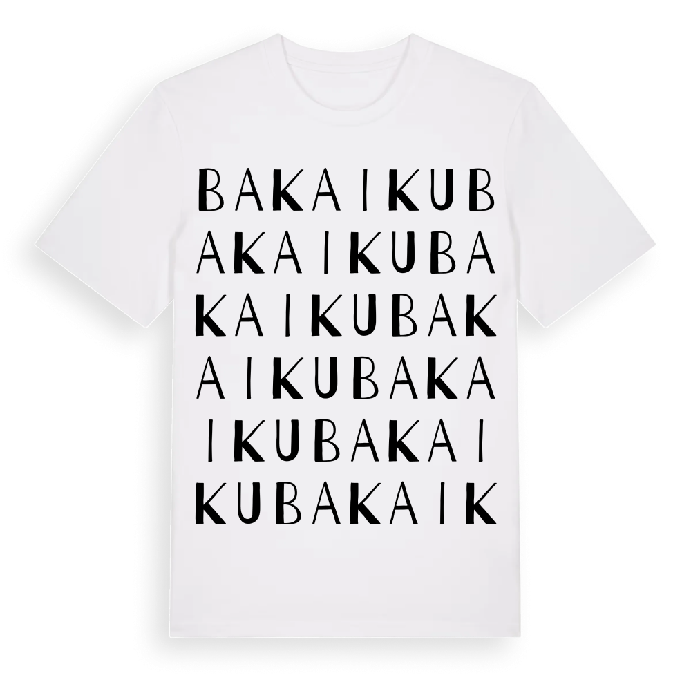 Bakaiku ordlek t-shirt – White, i miljö