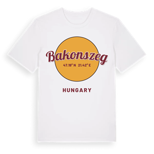Bakonszeg cirkel t-shirt – ekologisk bomull t-shirt från Pinshirt