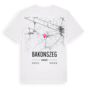Bakonszeg karta t-shirt – ekologisk bomull t-shirt från Pinshirt