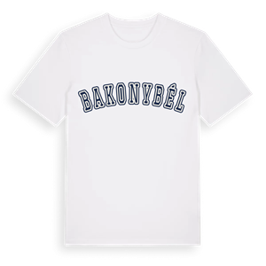 Bakonybél college t-shirt – ekologisk bomull t-shirt från Pinshirt