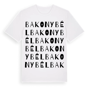 Bakonybél ordlek t-shirt – ekologisk bomull t-shirt från Pinshirt