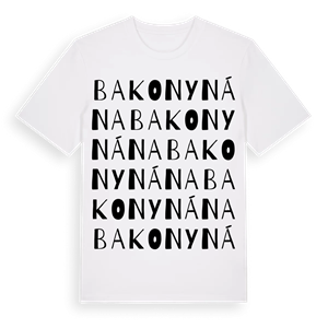 Bakonynána ordlek t-shirt – ekologisk bomull t-shirt från Pinshirt