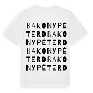Bakonypéterd ordlek t-shirt – ekologisk bomull t-shirt från Pinshirt