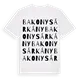 Bakonysárkány ordlek t-shirt