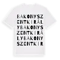 Bakonyszentkirály ordlek t-shirt
