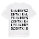 Bakonyszentkirály ordlek t-shirt