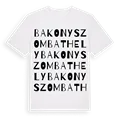Bakonyszombathely ordlek t-shirt