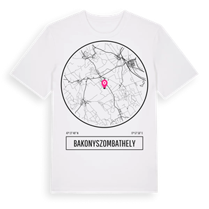Bakonyszombathely t-shirt – ekologisk bomull t-shirt från Pinshirt