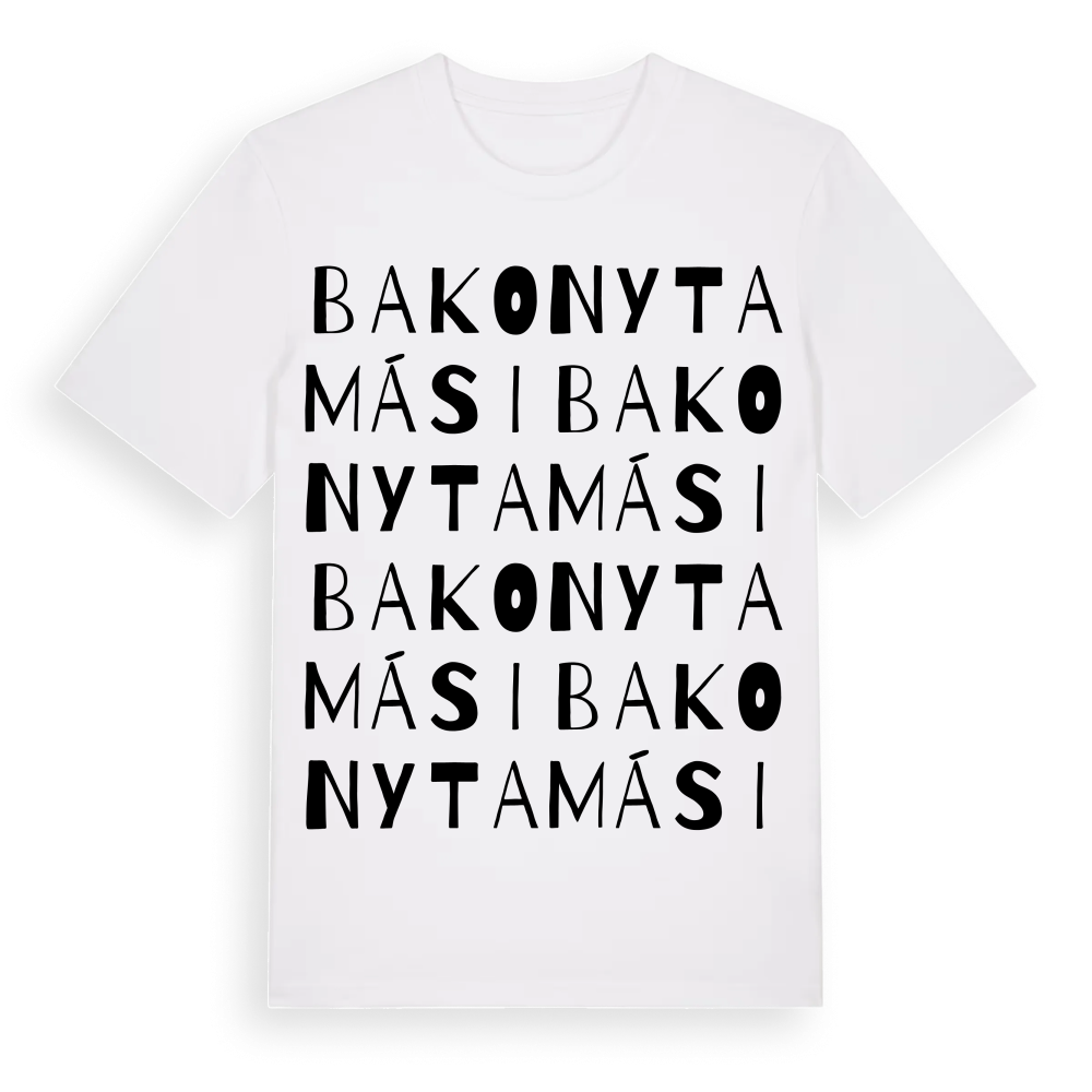 Bakonytamási ordlek t-shirt – White, i miljö