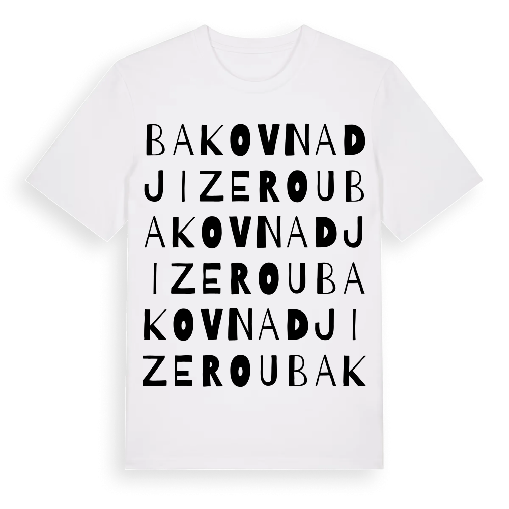 Bakov nad Jizerou ordlek t-shirt – White, i miljö