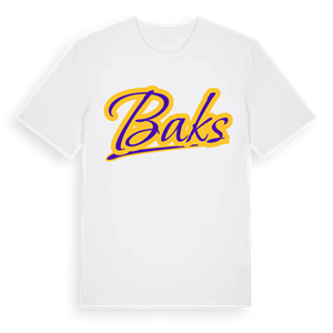 Baks baseball t-shirt – ekologisk bomull t-shirt från Pinshirt