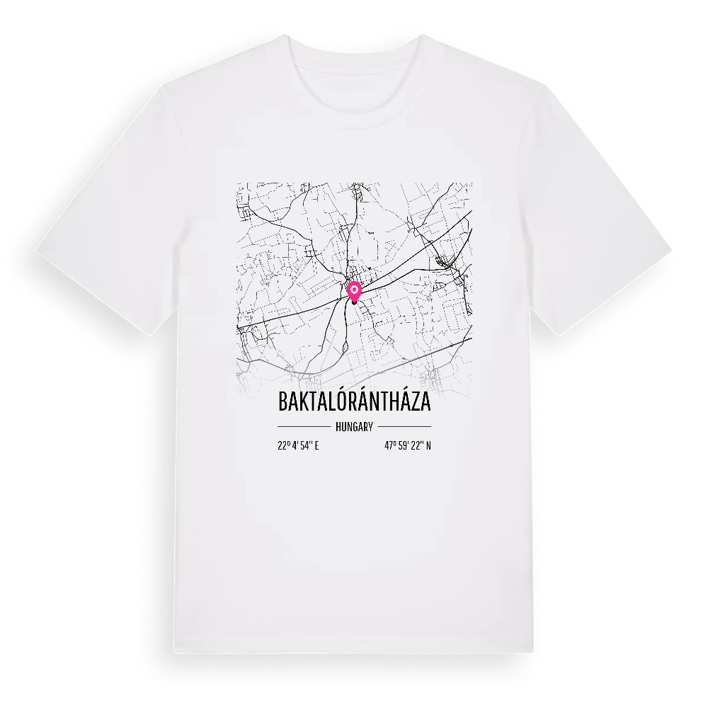 Baktalórántháza karta t-shirt – White, i miljö