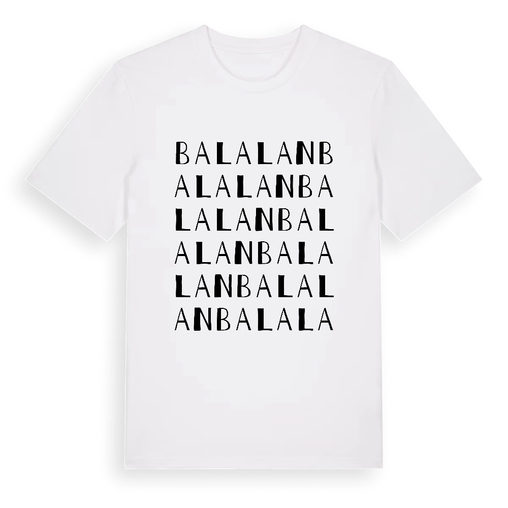 Balalan ordlek t-shirt – White, i miljö