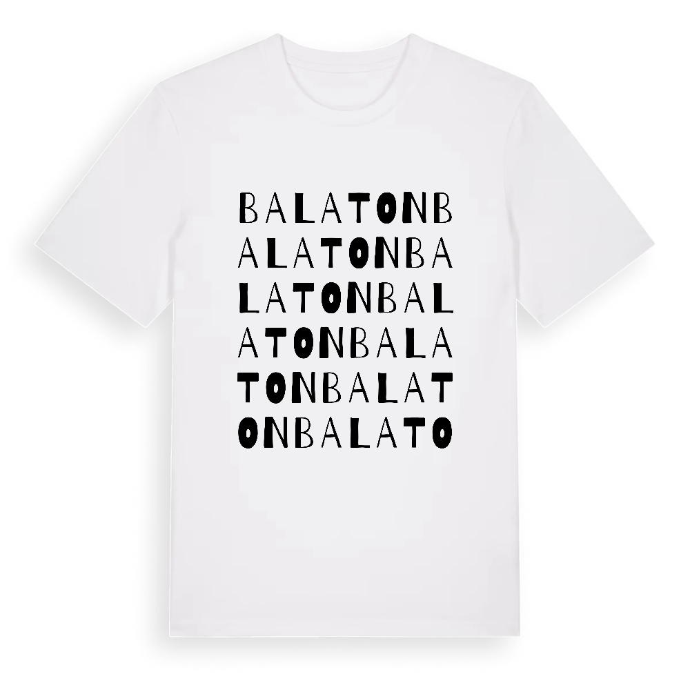 Balaton ordlek t-shirt – White, i miljö