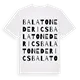 Balatonederics ordlek t-shirt