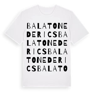 Balatonederics ordlek t-shirt – ekologisk bomull t-shirt från Pinshirt