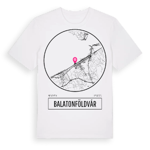 Balatonföldvár t-shirt – ekologisk bomull t-shirt från Pinshirt