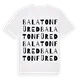 Balatonfüred ordlek t-shirt